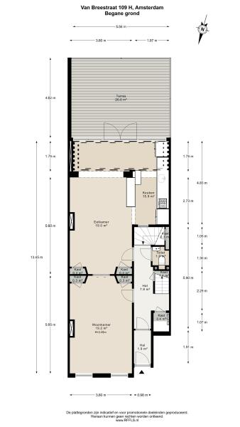 Floor Plan 1 - Van Breestraat 109 H