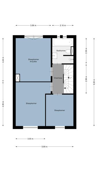 Floor Plan 3 - Zilvergracht 90