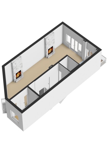 Floor Plan 2 - Jacob Obrechtstraat 9 1